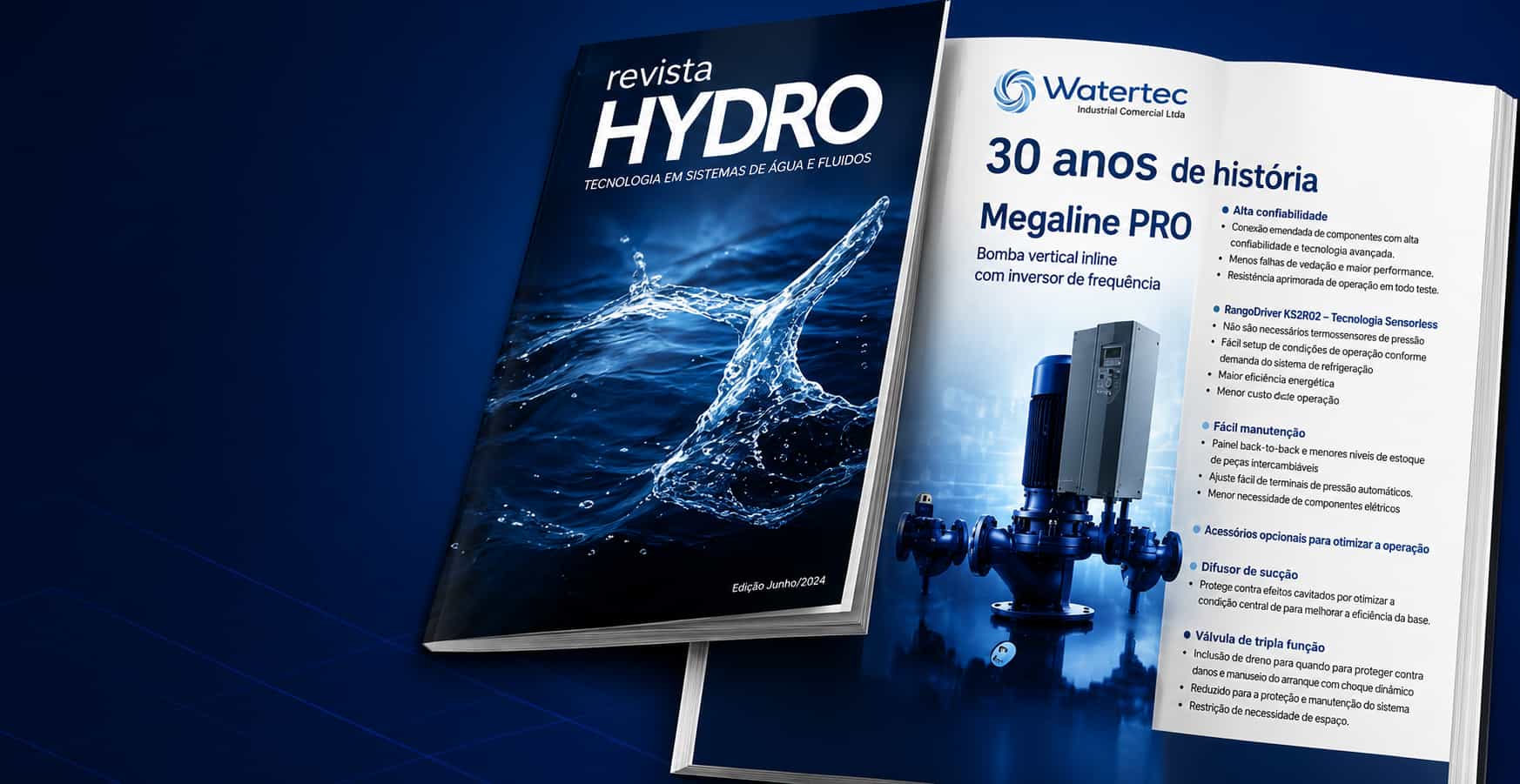 Soluções da Watertec são destaque na Revista Hydro